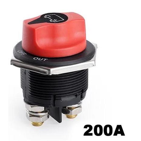 100A Sakelar Pemutus CUT OFF Baterai Mobil Isolator Pemutus Daya - 200A