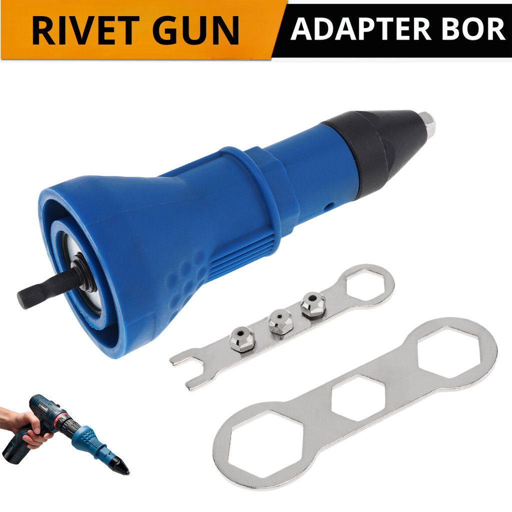 Tang Ripet Rivet Adapter Konverter Bor Rivet Elektrik adapter mesin bor