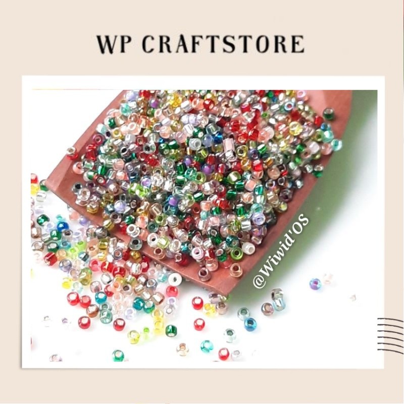 [WPC] MIX (10 gram) MANIK PASIR PASIRAN 11 oz MGB BRAND WP CRAFT STORE
