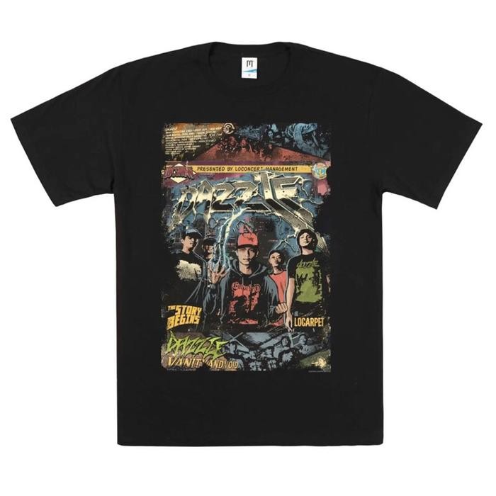 (COD) Tshirt DAZZLE - VANITY AND VOID Live at Locshow II Cotton Combad 24s tebal  lembut nyaman pria