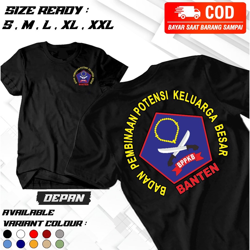 Kaos BPPKB BANTEN / kaos bppkb banten terbaru / kaos bppkb / kaos ormas / kaos distro / sablon semi 