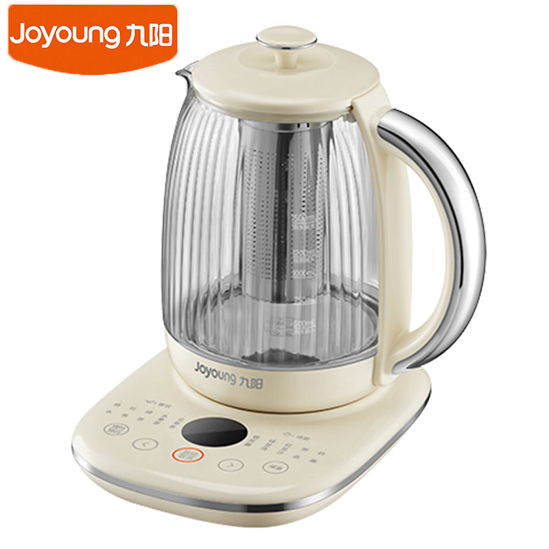 Joyoung Electric Kettle 1.5L Glass Health Preserving Kettle Stew Soup Porridge Dessert Cooker 1000W 