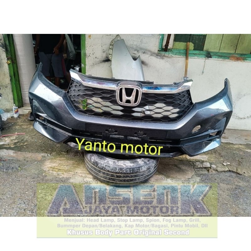OBRAL bumper brio Bemper Depan Honda Brio Satya tipe E 2023,2024 Komplit grill, ram dan cofer foglam