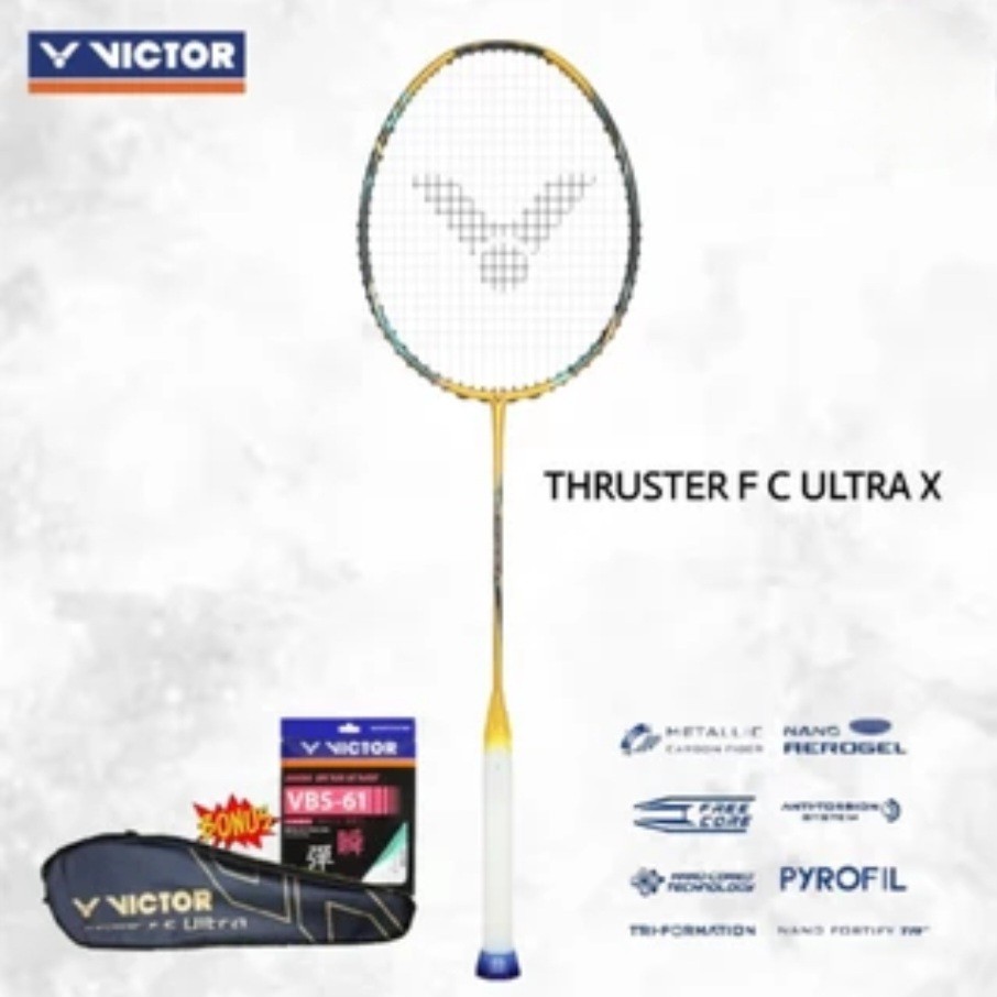 Raket Badminton VICTOR THRUSTER FALCON C ULTRA X Jonathan Christie Jojo / TK F C ULTRA X ORI