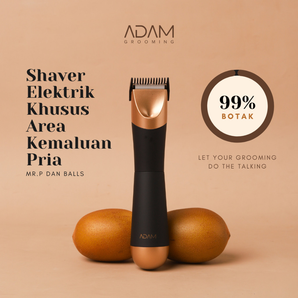 Adam [Katana] Alat Cukur Bulu Kemaluan Mr.P | Shaver Pria | Trimmer Elektrik | Pencukur Laki Laki