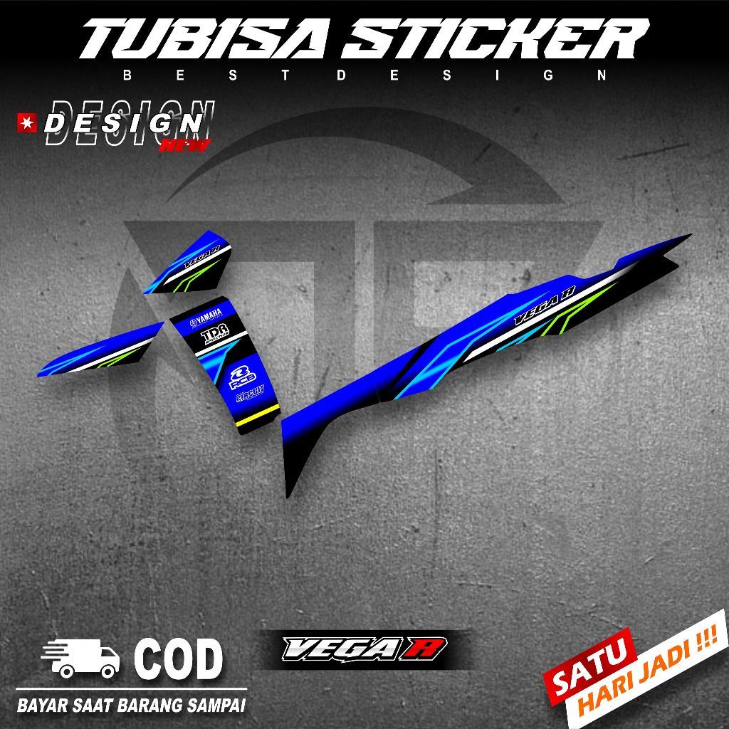 Sticker Striping Variasi Vega R New - Stiker Striping Motor New Vega R