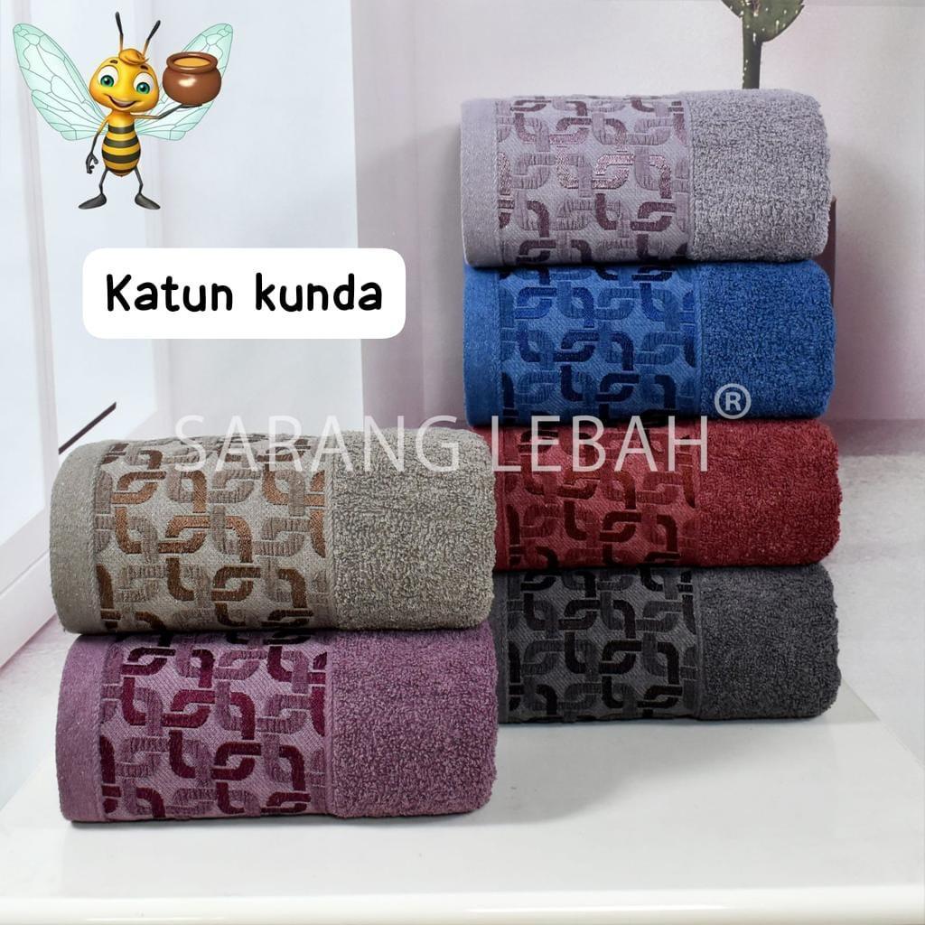 [70x140] Handuk Katun sarang lebah ukuran 70x140