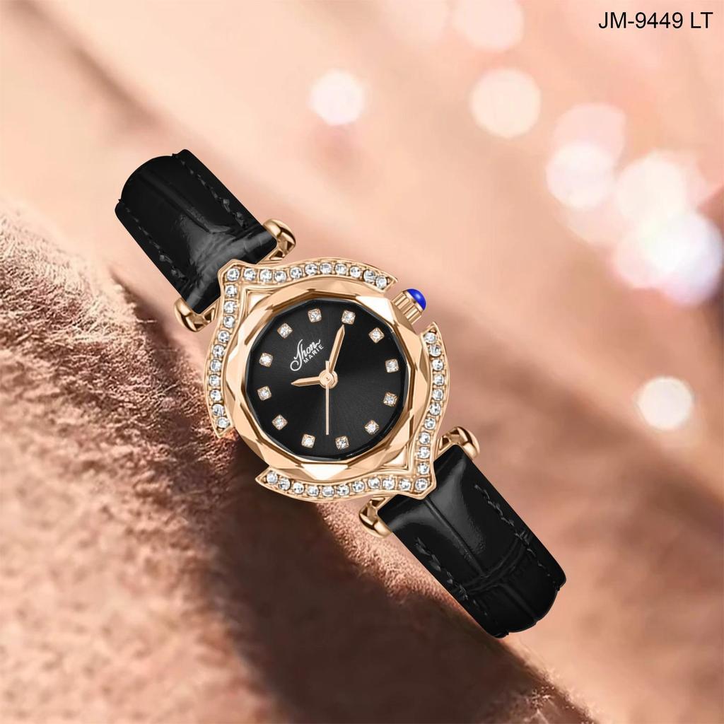 Jam Tangan Cewek JHON MARIE 9449 Kulit Leather Kulit Asli Fashion Terbaru Original