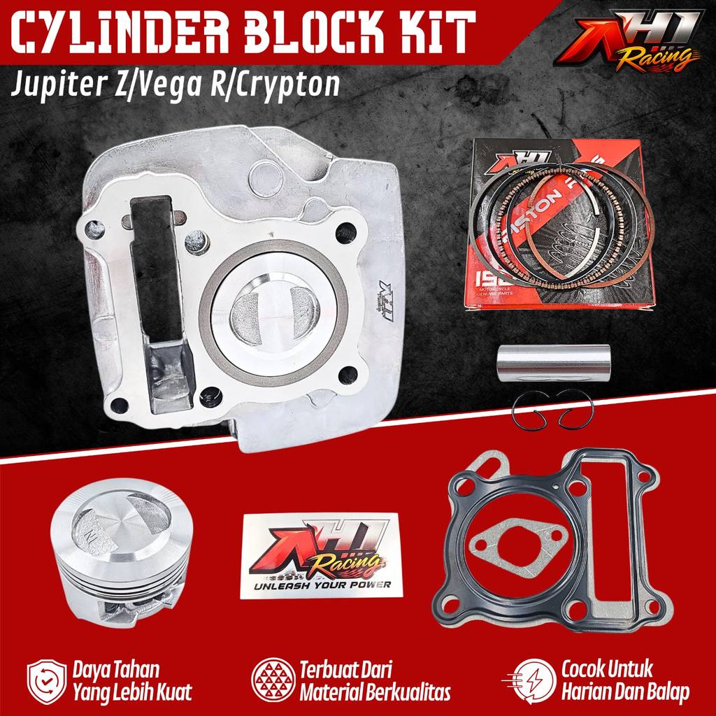 Block Blok Seher Bore Up AH1 Jupiter Z Old Burhan Vega R New Bore Up 55 58.5 Mm AH1 Racing Casting