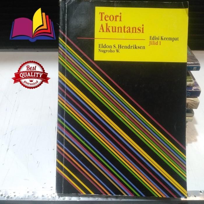 Buku Teori Akuntansi - Eldon S Hendriksen, Edisi 4 jld 1 ( Original )