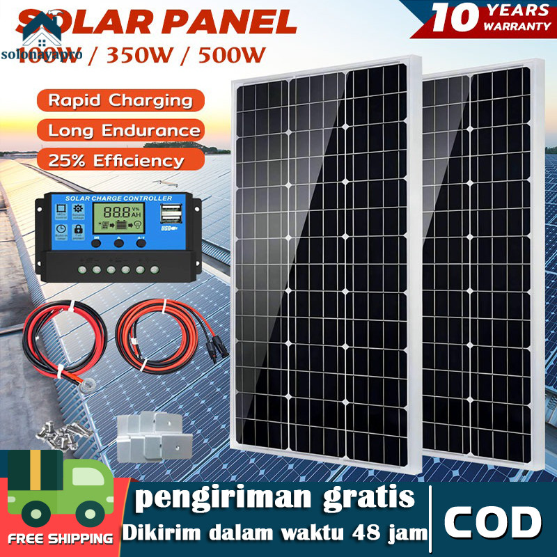 100W SOLAR PANEL PANEL SURYA PEMBANGKIT LISTRIK TENAGA SURYA 60W SOLAR PANEL PANEL SOLAR PANEL SURYA