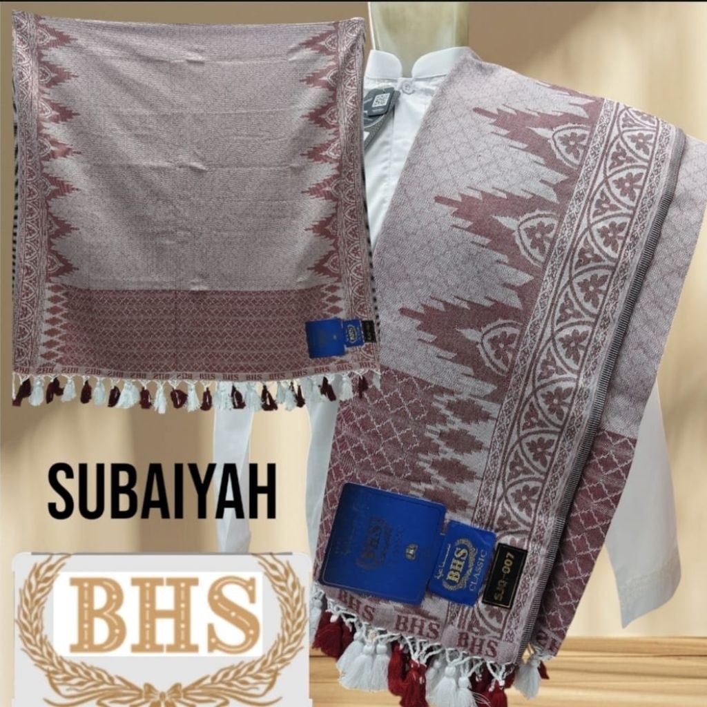 [PROMO] Sorban BHS Jacquard Subaiyah BHS Classic Gold Sorban bhs Classic Original