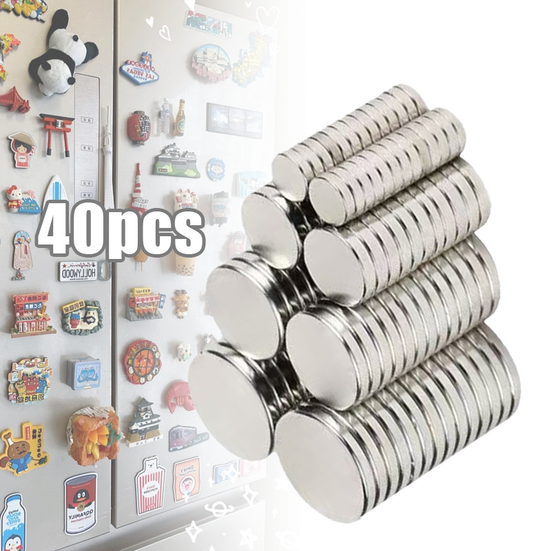 Super Magnet Bulat N35 Neodymium 20pcs - 2mm Ketebalan Magnet Kuat | COD