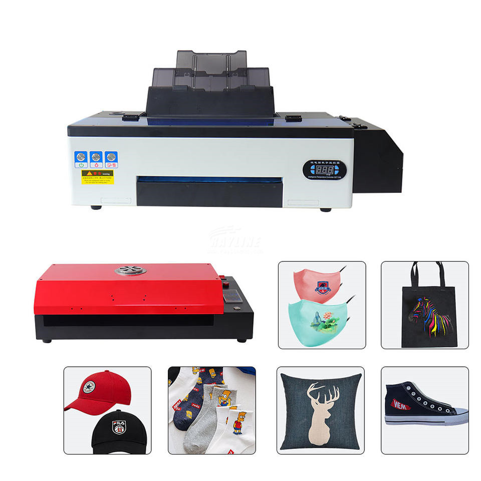 Desktop DTF Printer Direct to Film Printer L1800 A3 A4 DTF Printer for Fabric T Shirt Leather