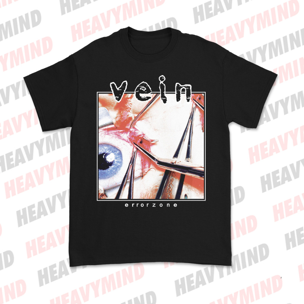 (COD) Kaos Band Vein Fm - Errorzone Free Sticker Katun S-XXL