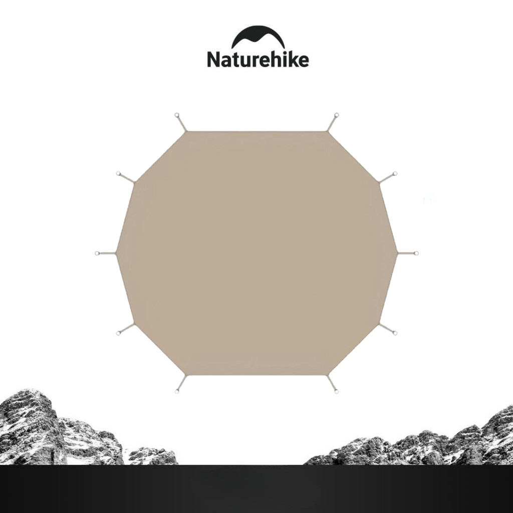 Naturehike NH20PJ046 Brighten Tent 12.3 Footprint Alas Tenda
