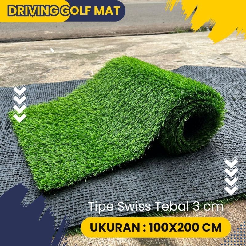 Artifisial Grass Rumput Sintetis 2x7.5 meter/ Rumput Sintesis Tebal 3 cm / Rumput Swiss