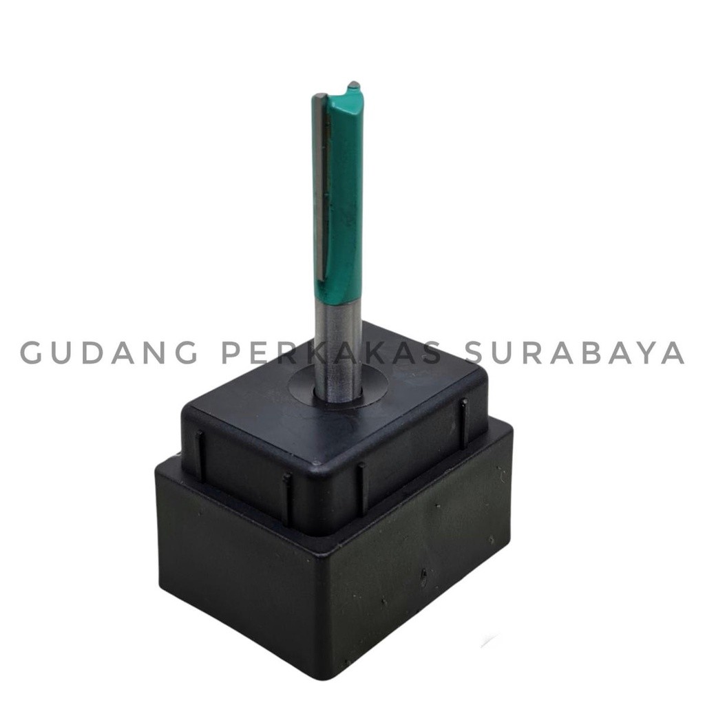 MATA PROFIL KAYU LURUS 1/4 x 6 mm STRAIGHT BITS ROUTER BIT TRIMMER BIT MATA MESIN PROFIL