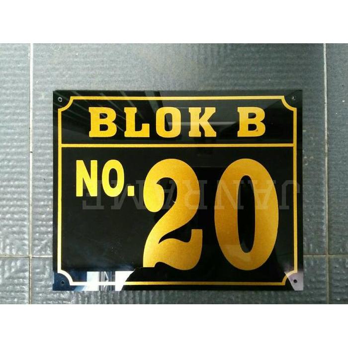 Nomer Rumah, Papan Rumah, Papan Nama, acrylic, mika, papan alamat