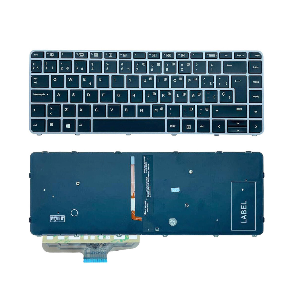 New US Spanish Arab Brazil Laptop Backlit Keyboard For HP Elitebook folio 1040 G3 844423-FP1 818252-