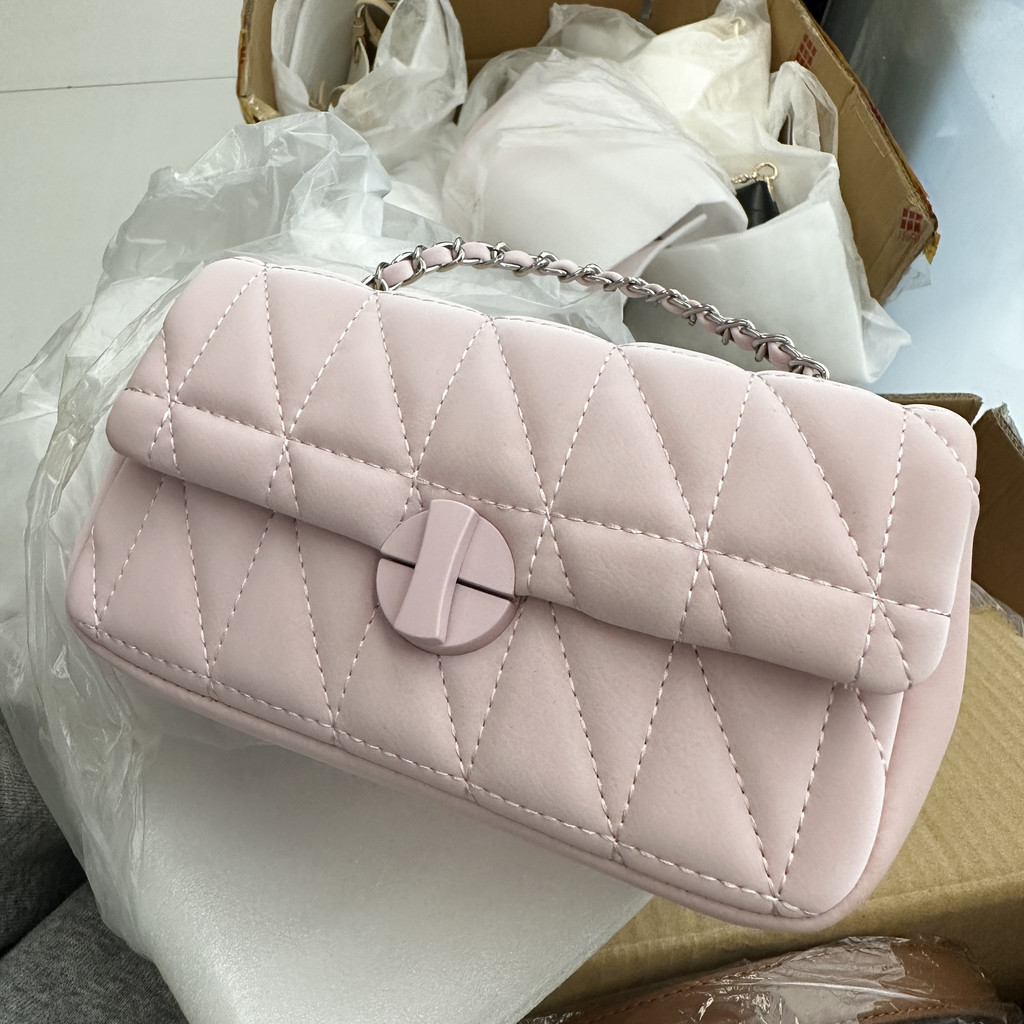 Tas Wanita Gaya Baru Kecil Rantai Chanel Tas Persegi Kecil Fashion Serbaguna Tas Selempang Tas Bahu 