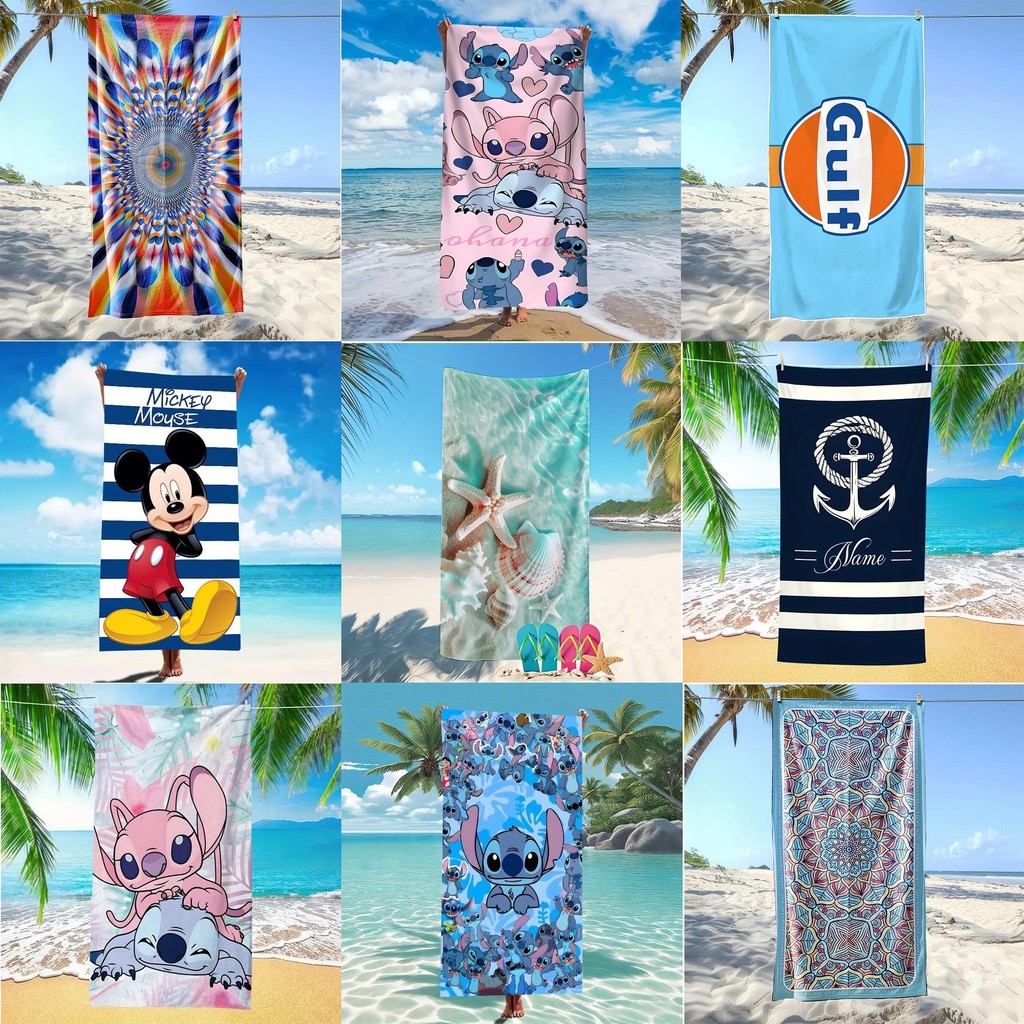 Beach Towel Style Export Microfiber Bath Towel ins Beach Towel Bath Towel