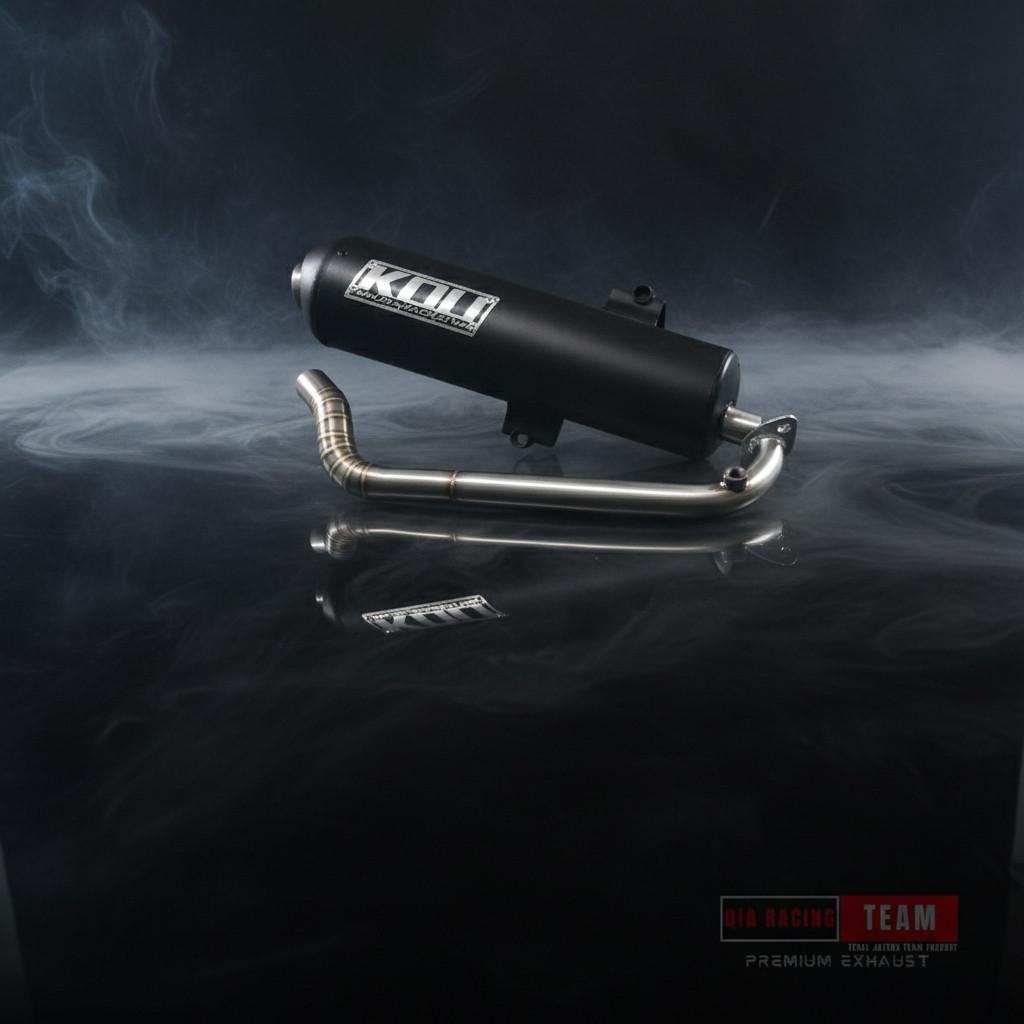 Knalpot Racing Kou Premium Black Series Pcx Vario 160 150 125