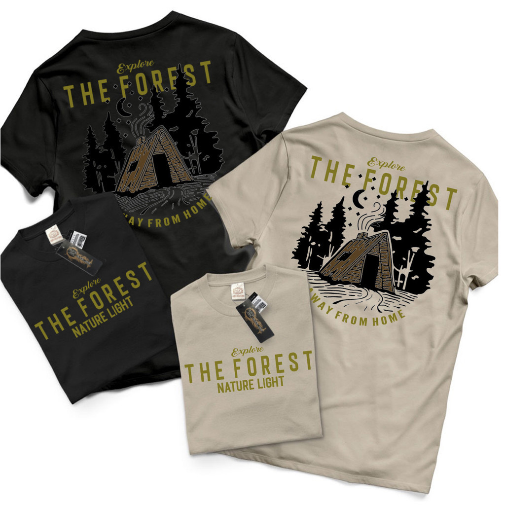 FT Kaos Sablon Depan Belakang Bisa Dipakai Unisex 008