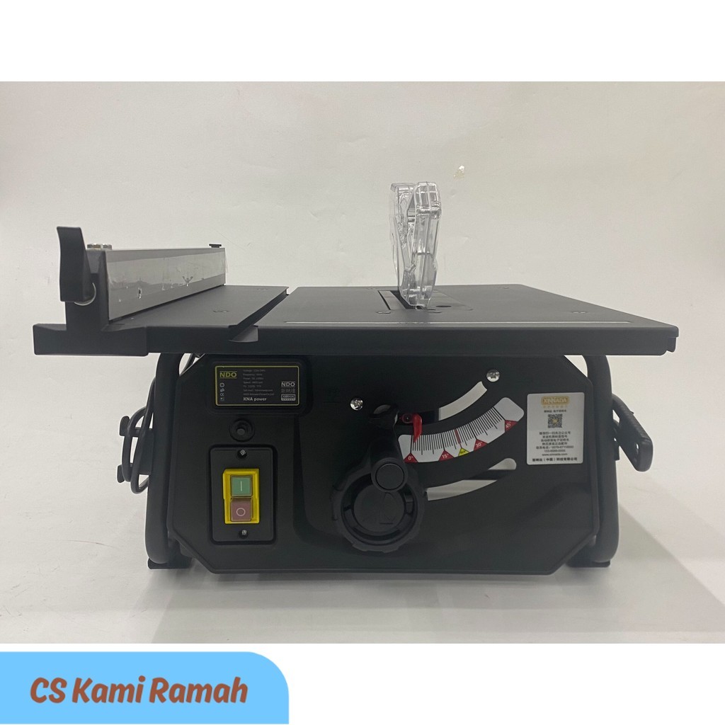 TBT T5 1500W 8 inches table saw,45° Bevel Cut  Benchtop Table Saw with Sliding Miter Gauge