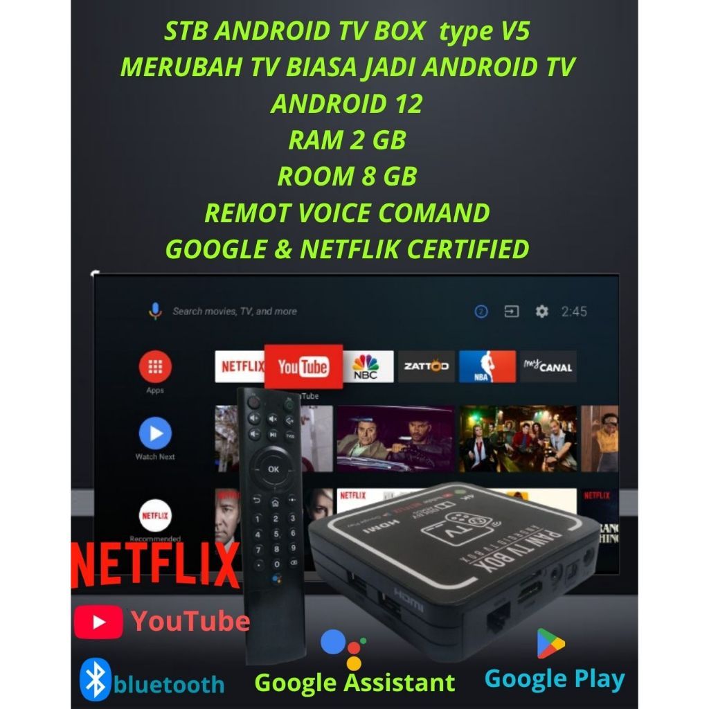 android tv box versi 5.0 android 12