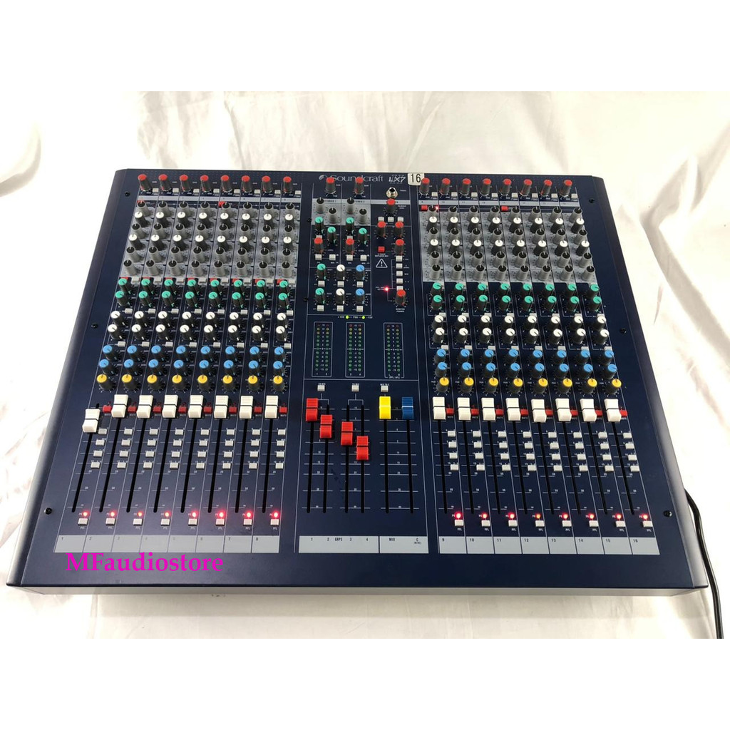 MIXER SOUNDCRAFT LX7 16 CH lx 7 16CH LX7 16 CHANNEL LX-7ii 16