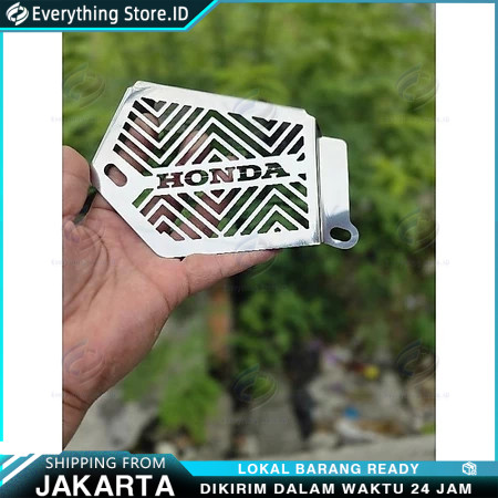 Modifikasi Keren Cover Tangki Air Radiator ARM Reservoir Hugger Airblade Pelindung Tangki Air Motor