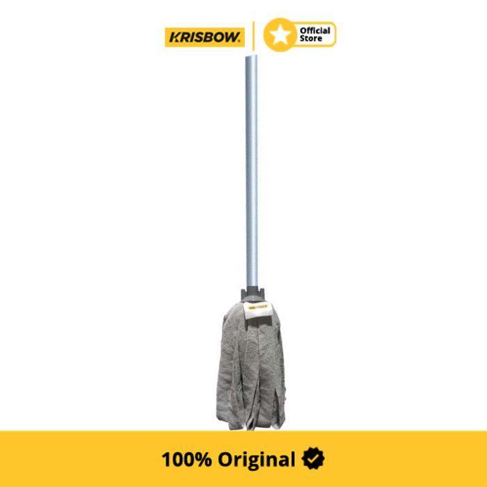 Krisbow Alat Pel Lantai Microfiber Frms103Gy - Abu-Abu Floor Mop Pembersih Lantai Pel Lantai Cleanin