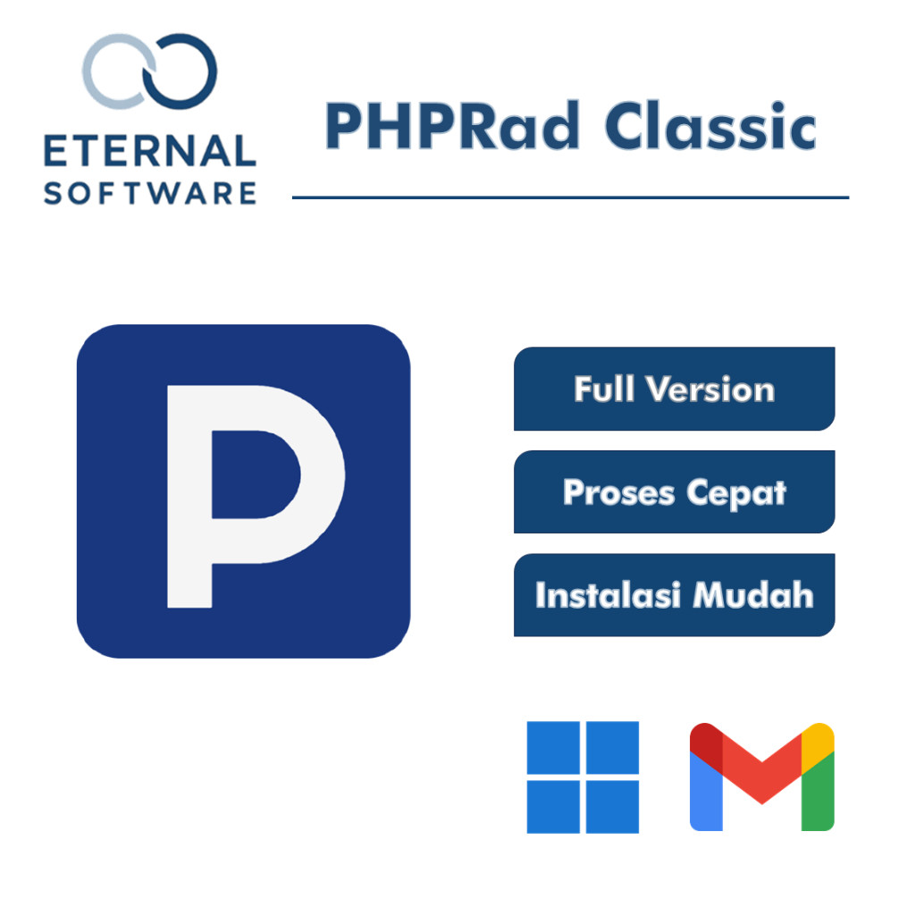 PHPRad Classic Full Version Software Rapid Application Development/RAD Full Lisensi Lifetime