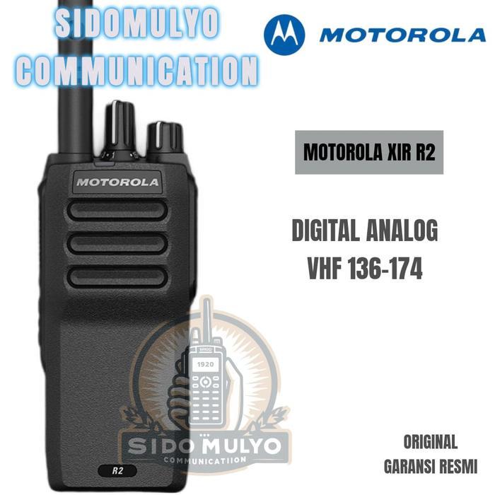 HT Motorola R2 VHF HT Digital Analog DMR Ori Baru Garansi Resmi HT XIR R2 VHF 136