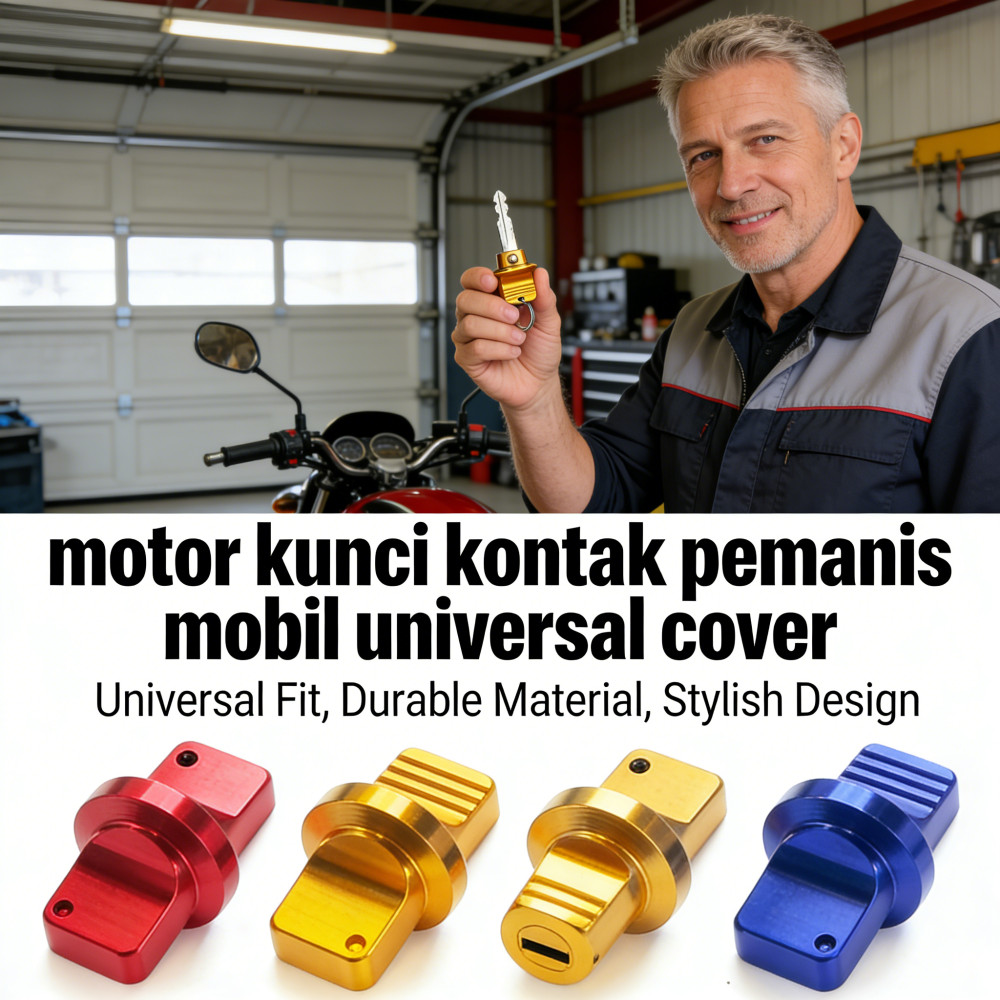 pemanis mobil motor kunci kontak kunci cover kontak universal
