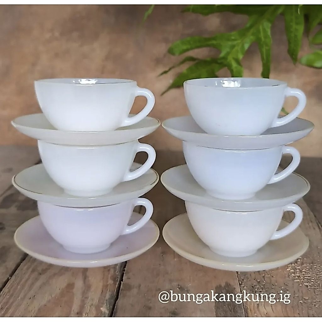 Cangkir arcopal France 6 set