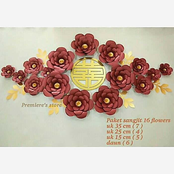 Paper flower sangjit / dekorasi sangjit