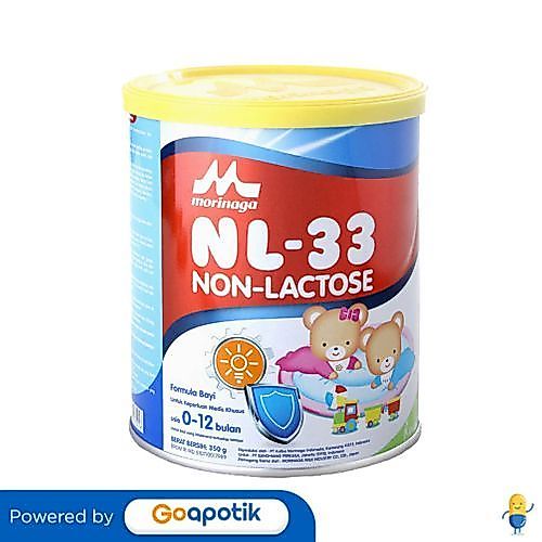 Morinaga Nl-33 Usia 0-12 Bulan 350 Gram Kaleng