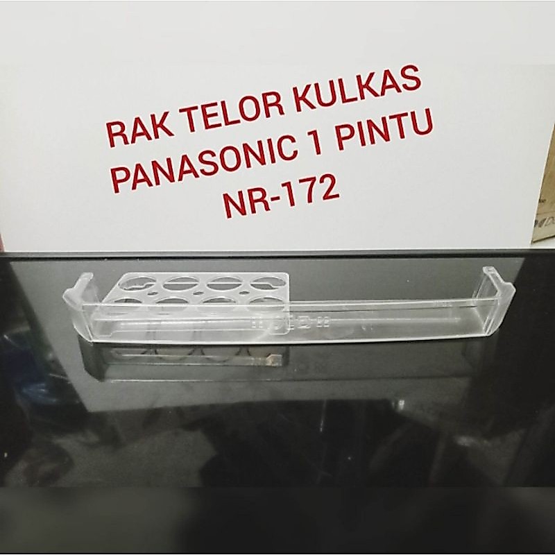RAK TELOR KULKAS PANASONIC 1 PINTU.NR-A172 SECOND ORIGINAL