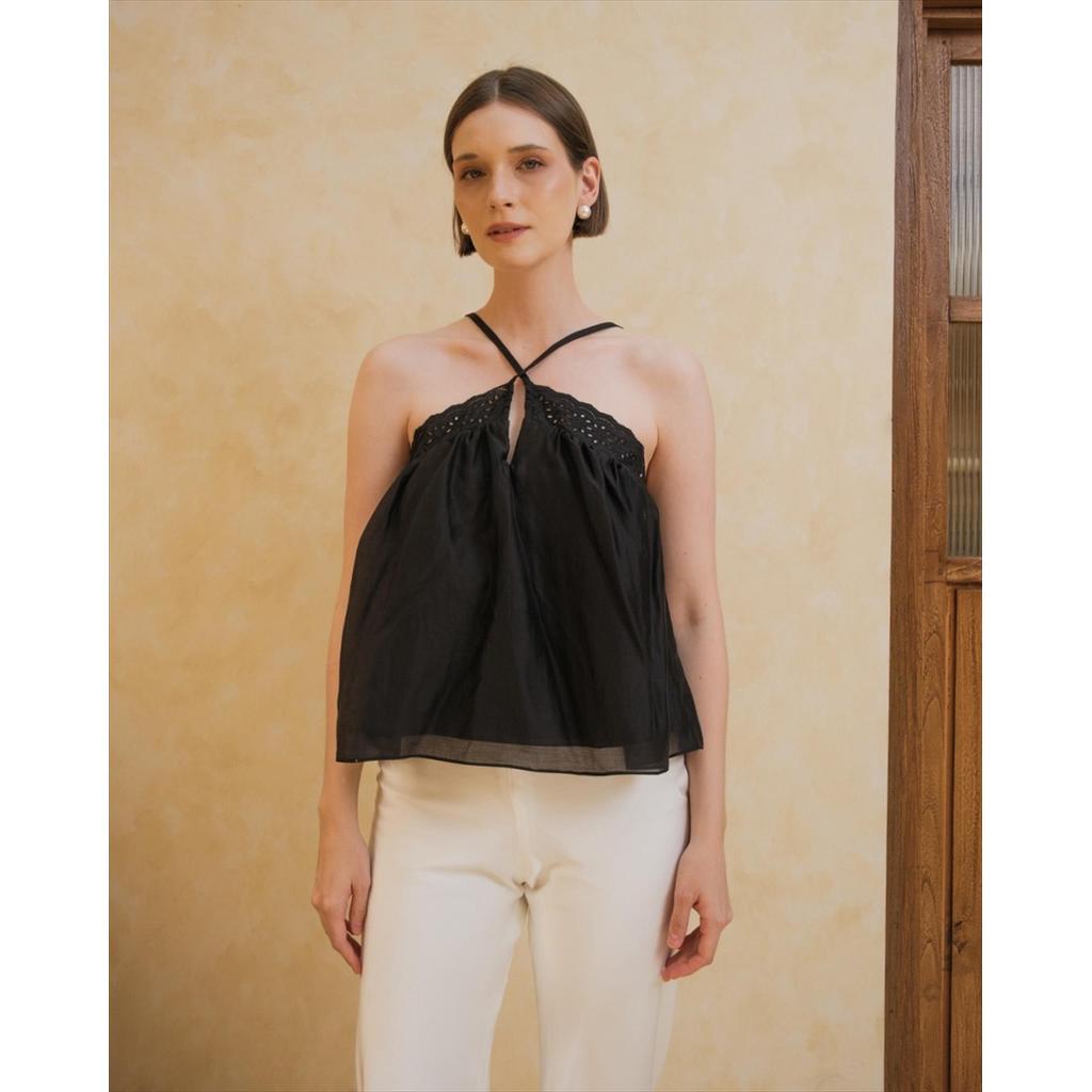Misse - Della Top - Lace Halter Top