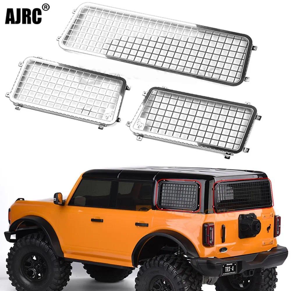 For 1/10 Rc Crawler Car Traxx/as Trx4 92076-4 Bronco Metal Three-mensional Car Window Netting Side+r