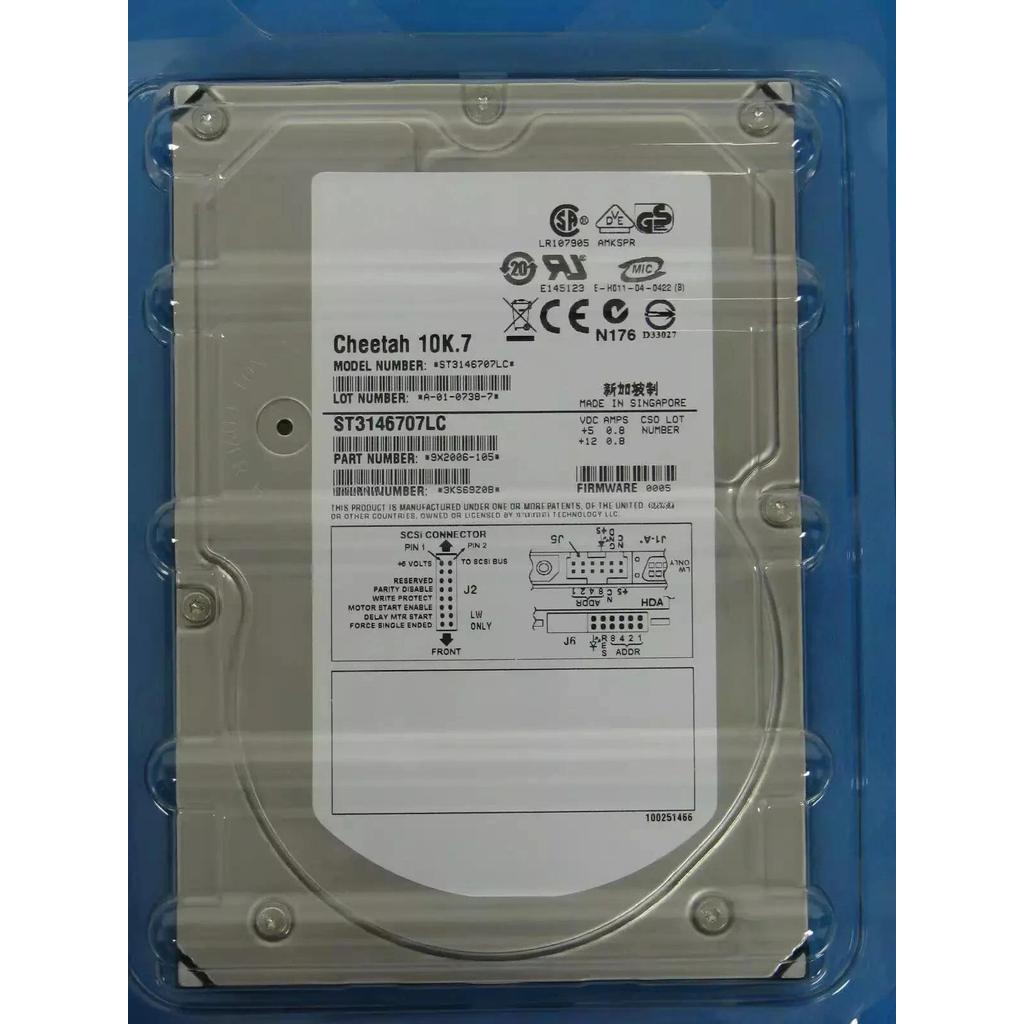 (ST3146707LC) 146GB 10K 3.5" SCSI HARD DRIVE HDD