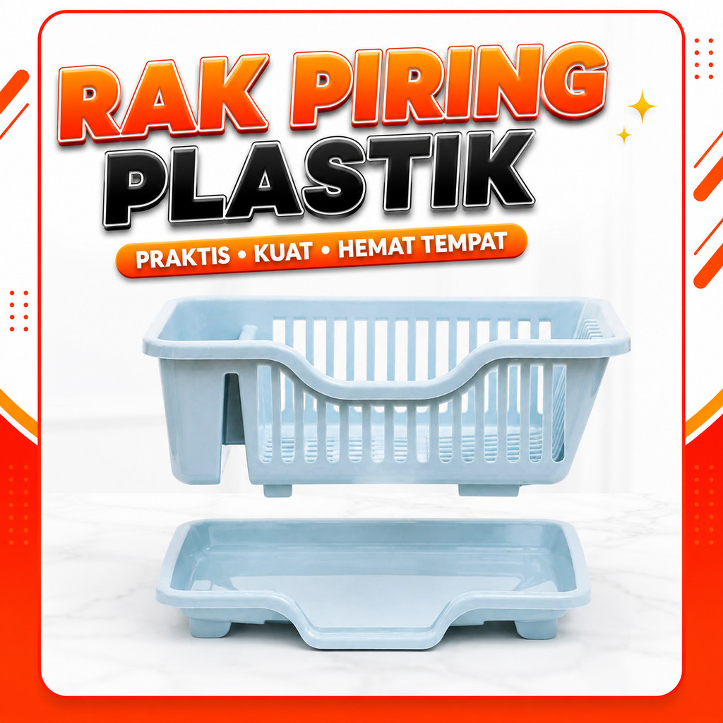Rak Cuci Piring plastik Rak Piring Mini Rak Piring Plastik