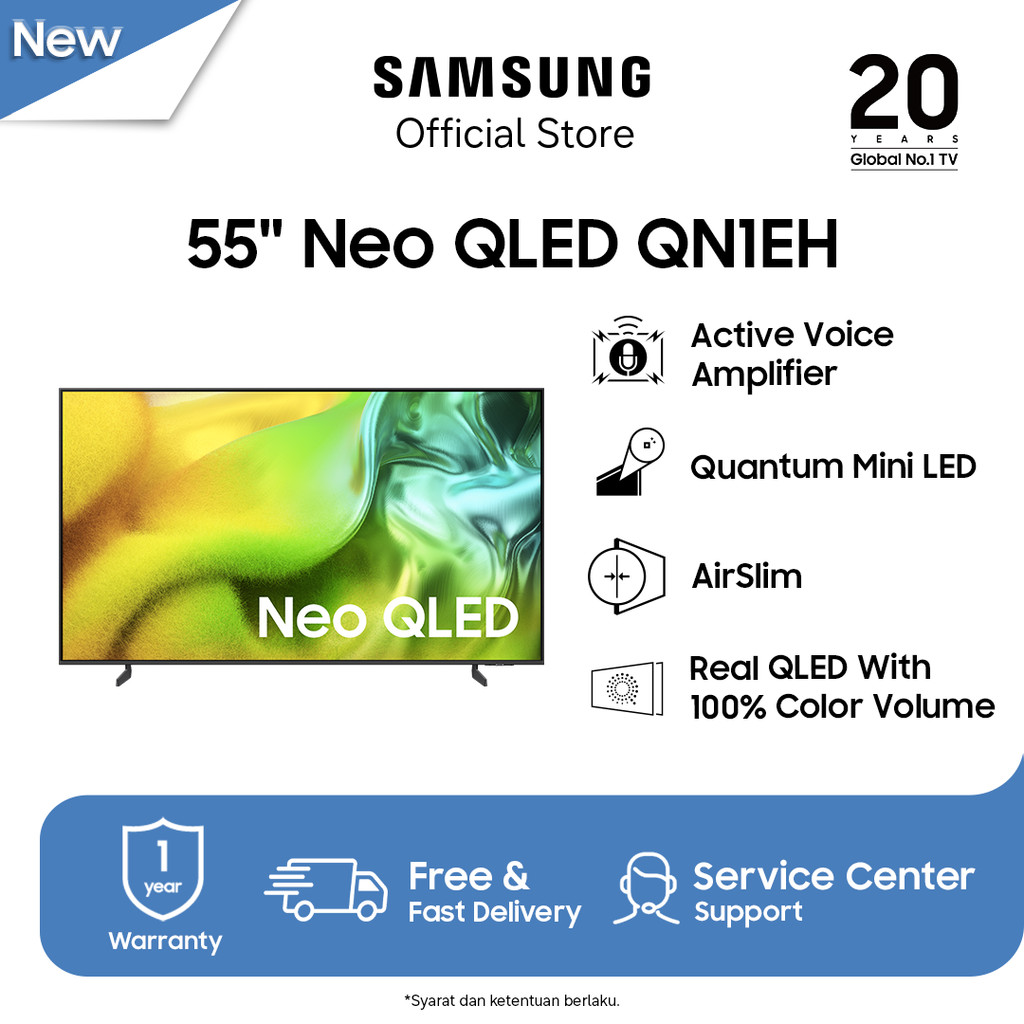 Samsung 55" Neo QLED QN1EH Samsung Vision AI Smart TV