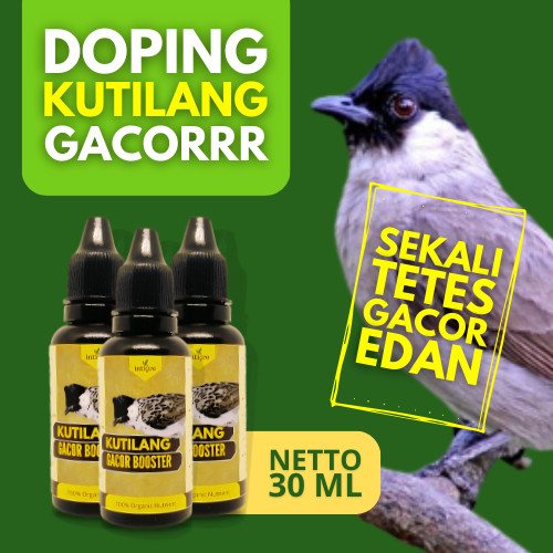 Vitamin Booster Doping Penggacor Burung Kutilang Sutra Kapas Emas Agar Super Gacor Ngerol Ropel Kons
