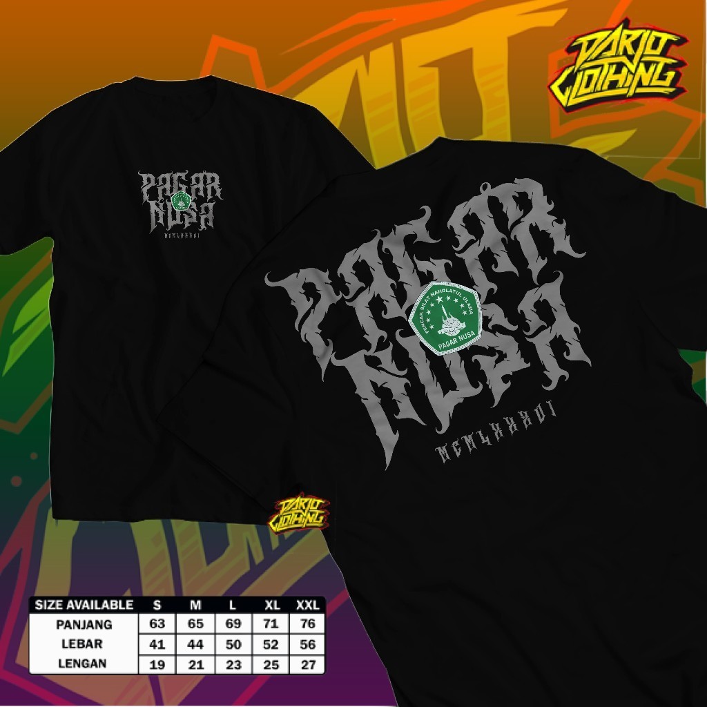 Kaos PSNU "Pagar Nusa Metal" - Pagar Nusa Kaos / PAGAR NUSA 1986