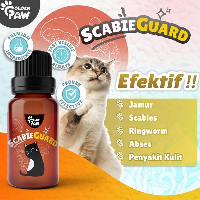Scabies-Guard 5Gr By Golden Paw Obat Scabies Jamur Kucing Minum Luka P