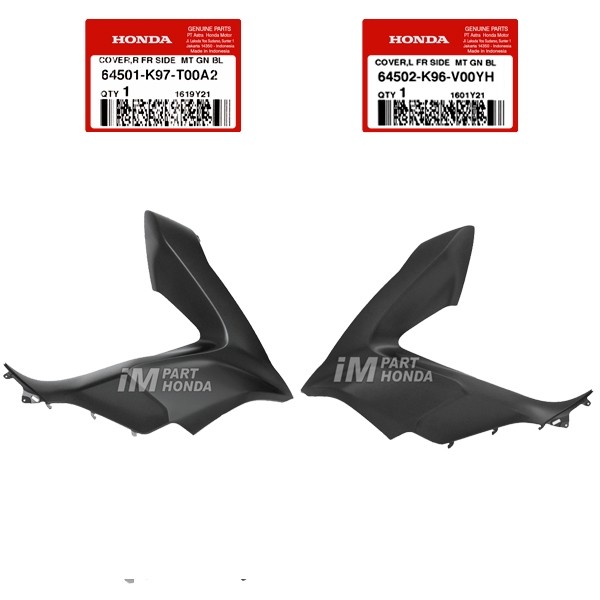 [INSTANT SAMEDAY] 64501-K97-T00A2 64502-K96-V00YH Cover Sayap Kanan Kiri PCX 150 LED 2018 - 2020 Hit