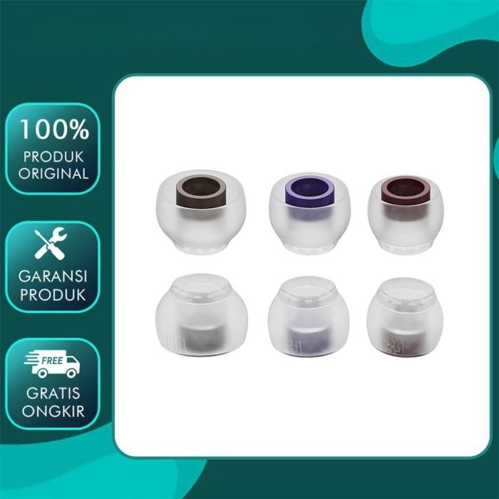 TRI Clarion Eartips Upgrade Silicone Eartips for IEM Earphone - S (1 Pasang)